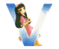Candy letra V